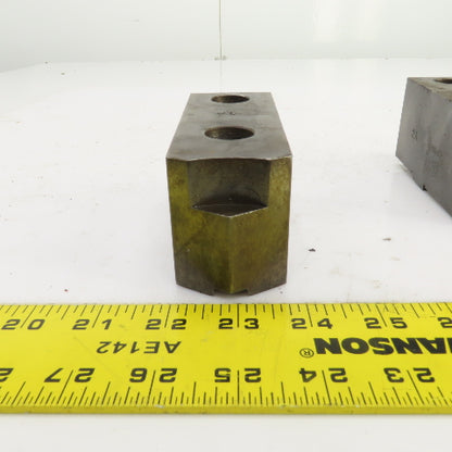 Daco 12MSHOP 4-3/4" L x 1-3/4" W x 2-1/4" H Lathe Chuck Jaw Set Of 3