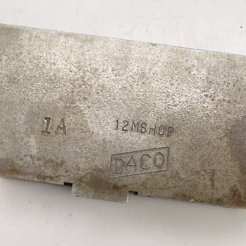 Daco 12MSHOP 4-3/4" L x 1-3/4" W x 2-1/4" H Lathe Chuck Jaw Set Of 3