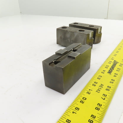 Daco 12MSHOP 4-3/4" L x 1-3/4" W x 2-1/4" H Lathe Chuck Jaw Set Of 3