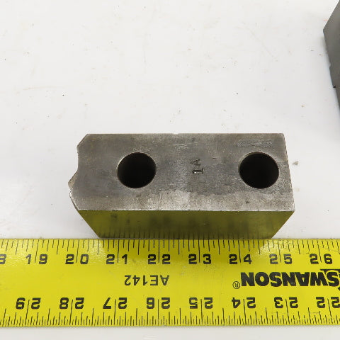 Daco 12MSHOP 4-3/4" L x 1-3/4" W x 2-1/4" H Lathe Chuck Jaw Set Of 3