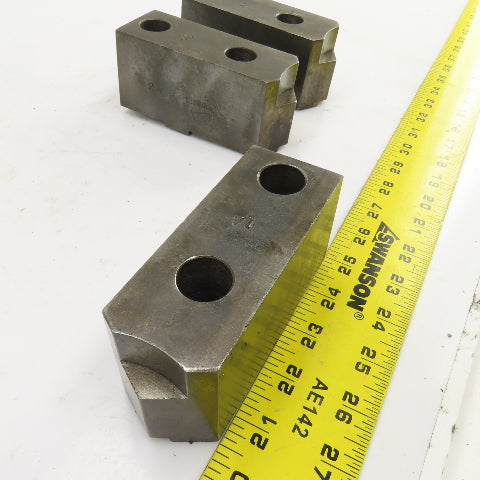 Daco 12MSHOP 4-3/4" L x 1-3/4" W x 2-1/4" H Lathe Chuck Jaw Set Of 3
