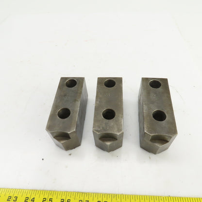 Daco 12MSHOP 4-3/4" L x 1-3/4" W x 2-1/4" H Lathe Chuck Jaw Set Of 3