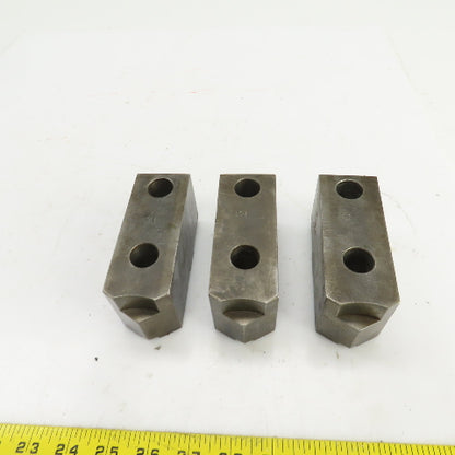 Daco 12MSHOP 4-3/4" L x 1-3/4" W x 2-1/4" H Lathe Chuck Jaw Set Of 3