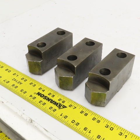 Daco 12MSHOP 4-3/4" L x 1-3/4" W x 2-1/4" H Lathe Chuck Jaw Set Of 3