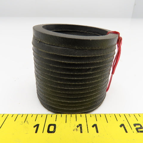 1-3/4" ID x 2-3/8" VEE V Top Packing Set 15 Rings 2" Stack