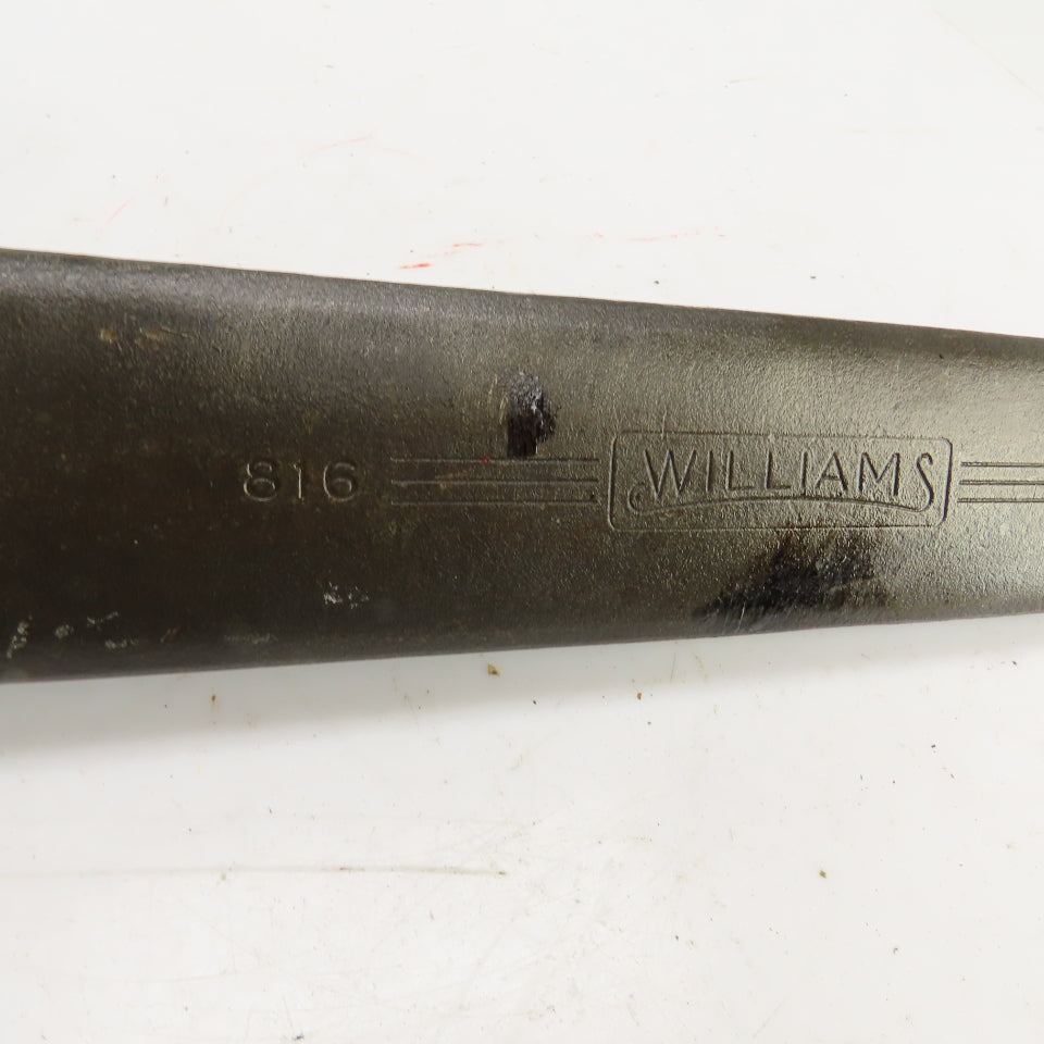 Williams 806 2-3/4" Single Head Box End Wrench 6 Point Heavy Duty Made In USA