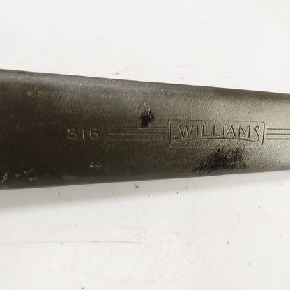 Williams 806 2-3/4" Single Head Box End Wrench 6 Point Heavy Duty Made In USA