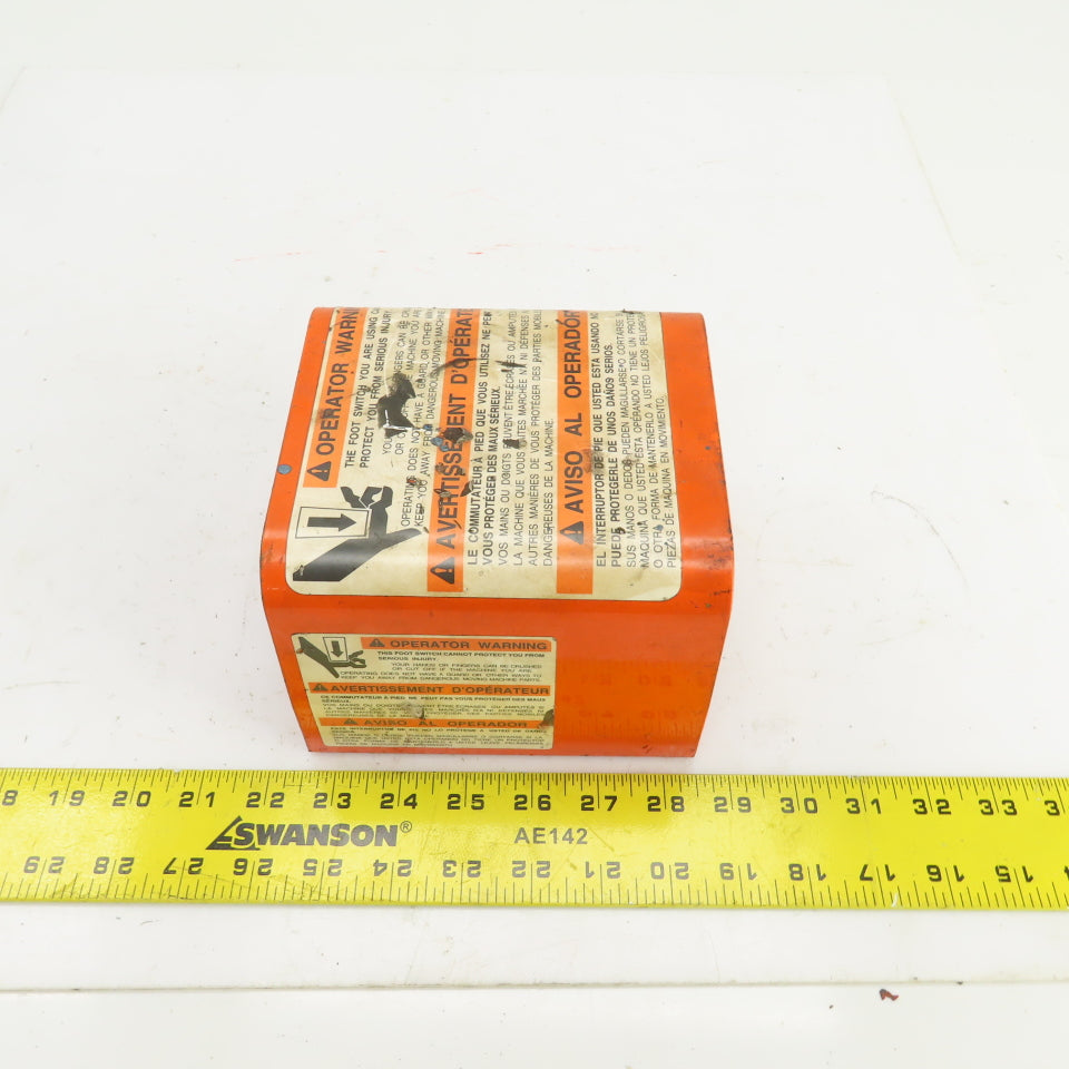 Clipper 3C-30A2-S Air Valve Foot Switch Spring Return 30CFM 100PSI W/Cover Guard