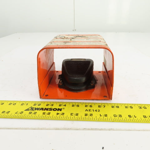 Clipper 3C-30A2-S Air Valve Foot Switch Spring Return 30CFM 100PSI W/Cover Guard