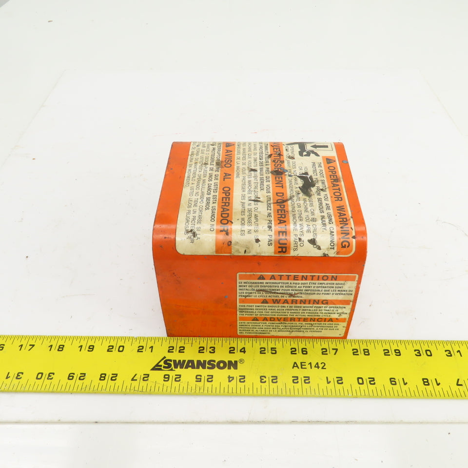 Clipper 3C-30A2-S Air Valve Foot Switch Spring Return 30CFM 100PSI W/Cover Guard