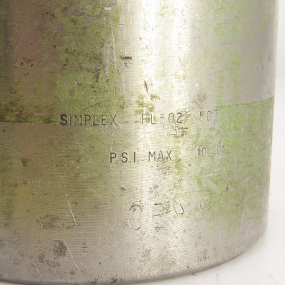 Simplex RL502 50 Ton Single-Acting Hydraulic Cylinder 2.38" Stroke 3.5" Bore