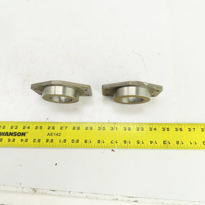 Fixed Flange Sleeve 1-3/4" Inside Diameter For Round Shafts Lot Of 2