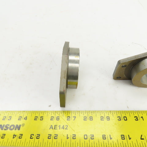 Fixed Flange Sleeve 1-3/4" Inside Diameter For Round Shafts Lot Of 2