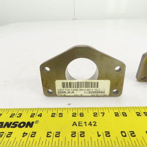 Fixed Flange Sleeve 1-3/4" Inside Diameter For Round Shafts Lot Of 2