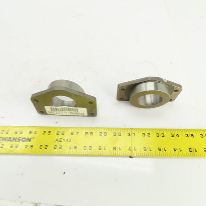 Fixed Flange Sleeve 1-3/4" Inside Diameter For Round Shafts Lot Of 2