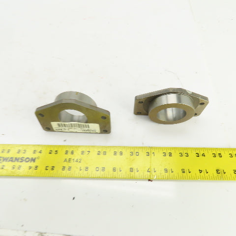 Fixed Flange Sleeve 1-3/4" Inside Diameter For Round Shafts Lot Of 2