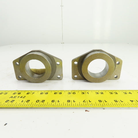 Fixed Flange Sleeve 1-3/4" Inside Diameter For Round Shafts Lot Of 2