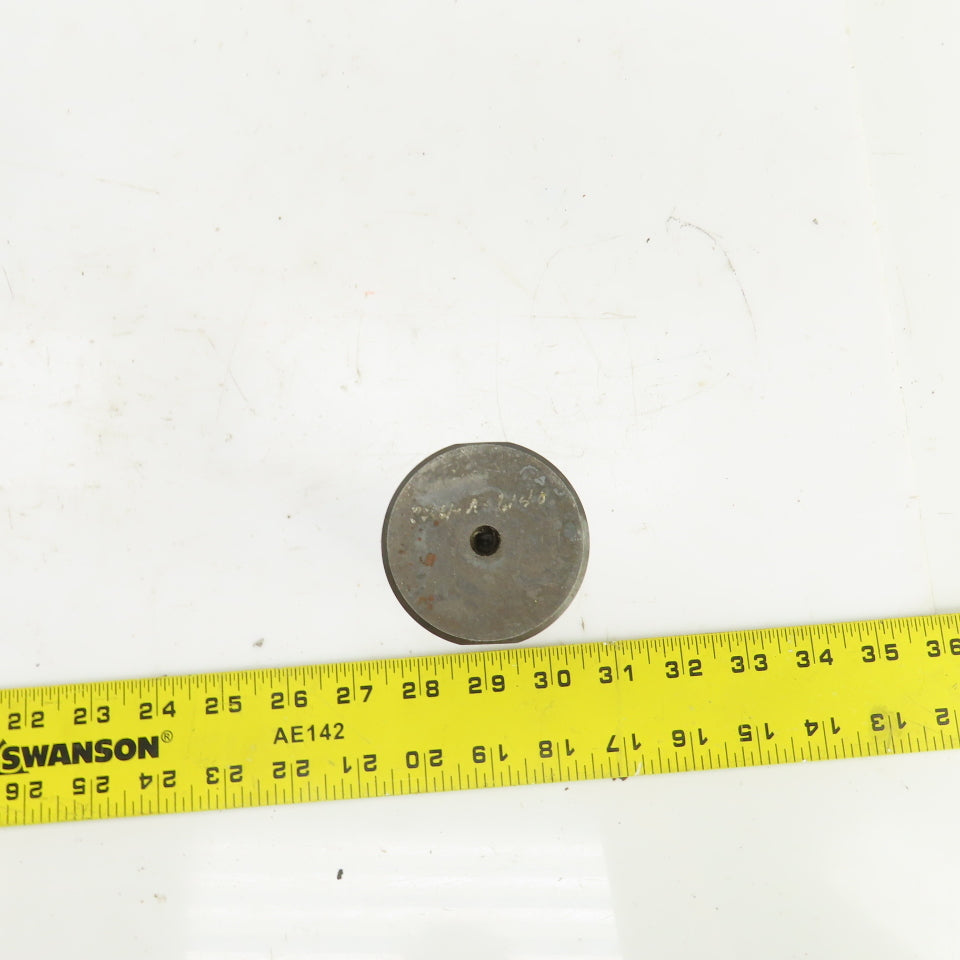 6" OAL x 1-3/4" OD Friction Disc Pin W/2 Flat Spots C45 Material