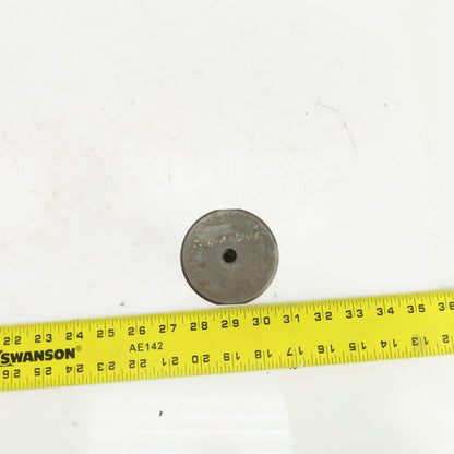 6" OAL x 1-3/4" OD Friction Disc Pin W/2 Flat Spots C45 Material