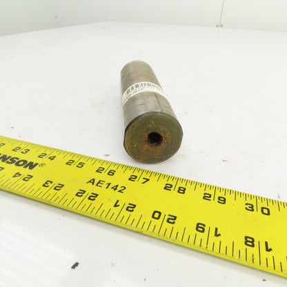 6" OAL x 1-3/4" OD Friction Disc Pin W/2 Flat Spots C45 Material