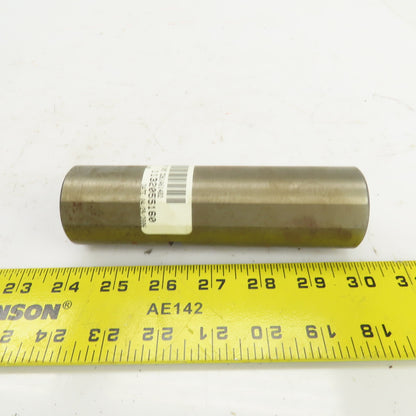 6" OAL x 1-3/4" OD Friction Disc Pin W/2 Flat Spots C45 Material
