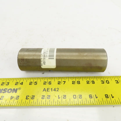 6" OAL x 1-3/4" OD Friction Disc Pin W/2 Flat Spots C45 Material