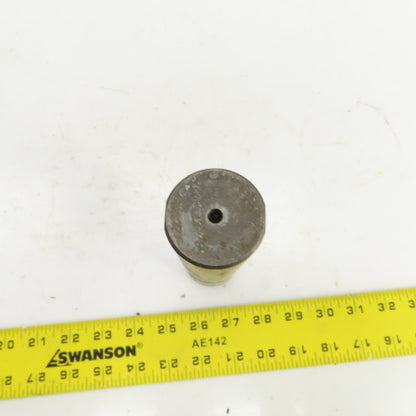 6" OAL x 1-3/4" OD Friction Disc Pin W/2 Flat Spots C45 Material