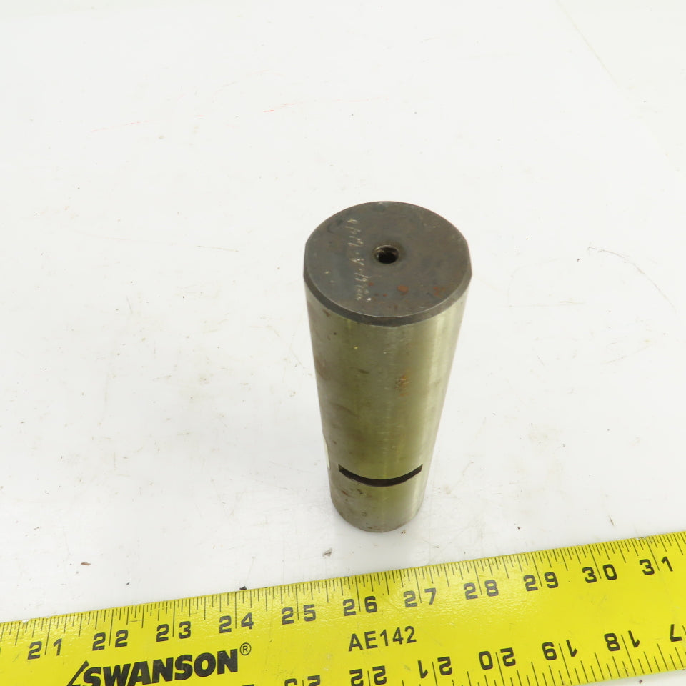 6" OAL x 1-3/4" OD Friction Disc Pin W/2 Flat Spots C45 Material