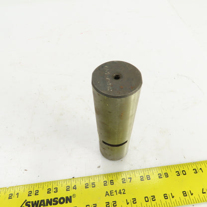 6" OAL x 1-3/4" OD Friction Disc Pin W/2 Flat Spots C45 Material