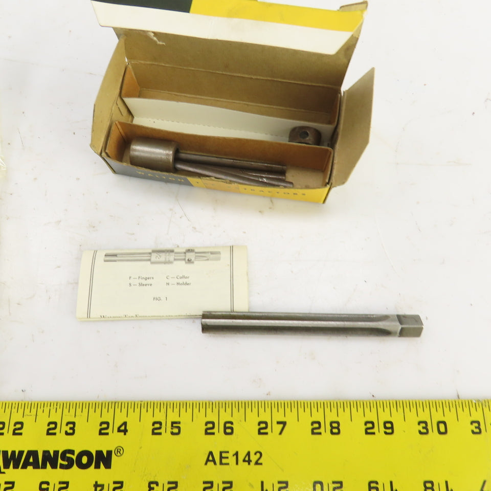 Walton 4-Flute 7/16" Tap Extractor W/Instructions Lot Of 2