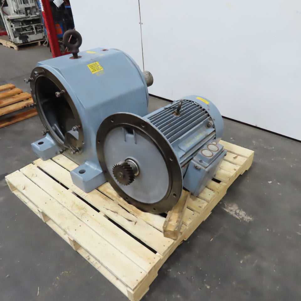 Sew R163DV225S4 49Hp 33 RPM Output 330/575V 3Ph AC Gear Motor Separated