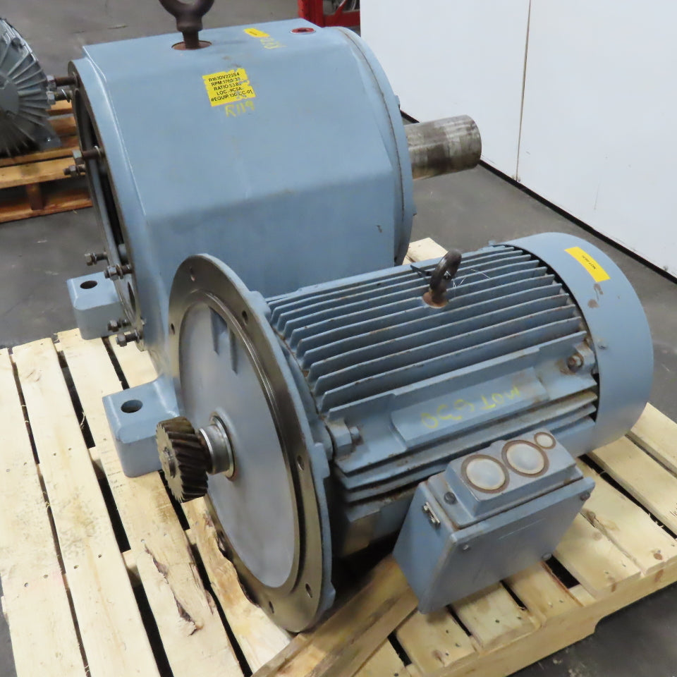 Sew R163DV225S4 49Hp 33 RPM Output 330/575V 3Ph AC Gear Motor Separated