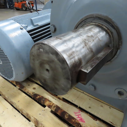 Sew R163DV225S4 49Hp 33 RPM Output 330/575V 3Ph AC Gear Motor Separated