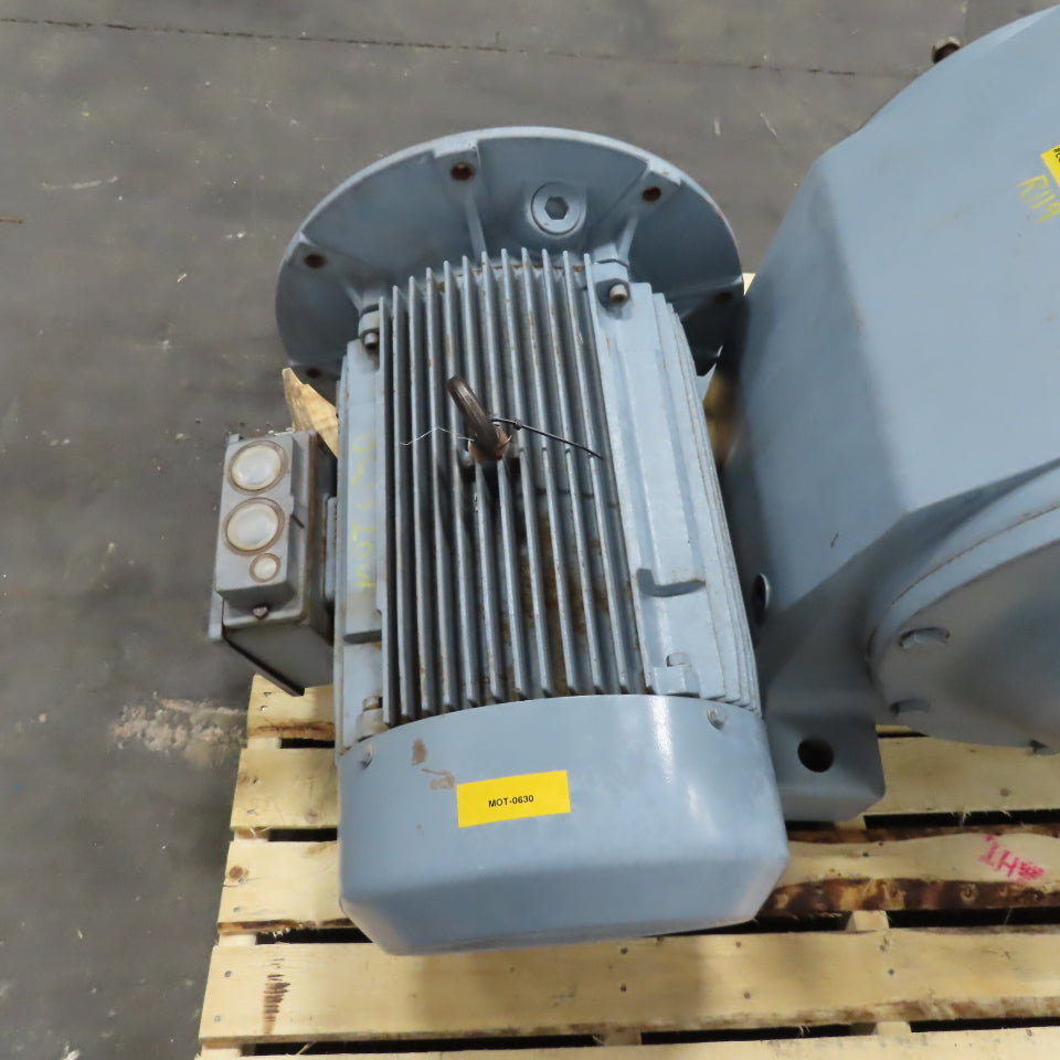 Sew R163DV225S4 49Hp 33 RPM Output 330/575V 3Ph AC Gear Motor Separated