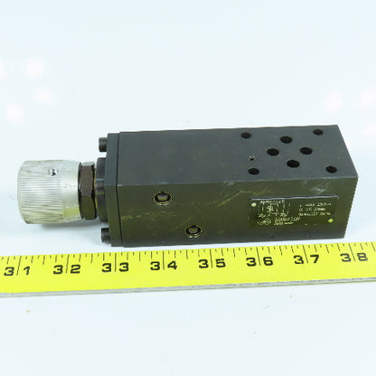 Wandfluh AMR6/2-2.5 Hydraulic Flow Control Sandwich Check Valve Regulator 250bar