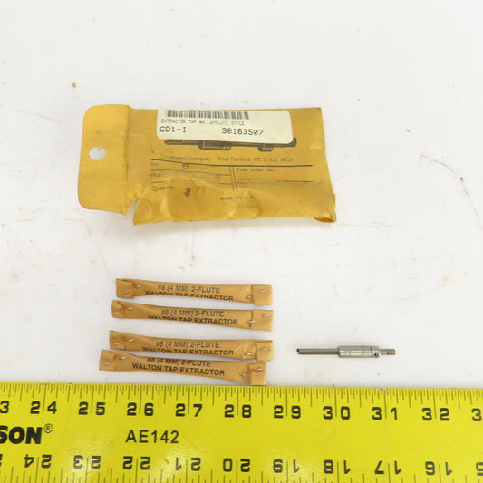 Walton 2-Flute #8 4mm Tap Extractor Lot Of 5