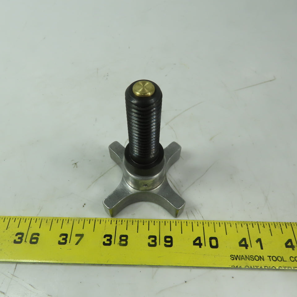 5/8-11 x 1-7/8" Screw Clamp Knob Brass Tip