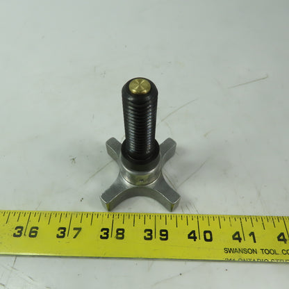 5/8-11 x 1-7/8" Screw Clamp Knob Brass Tip