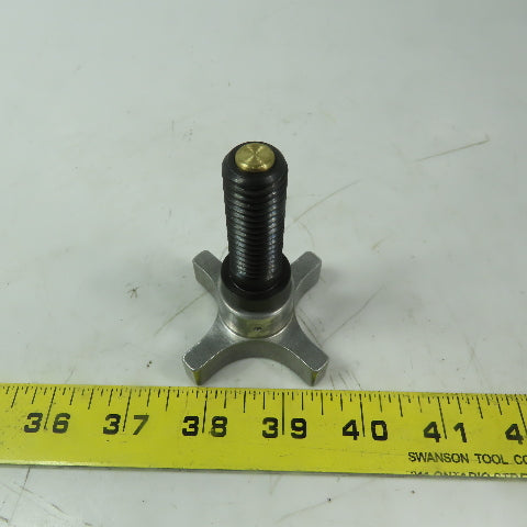 5/8-11 x 1-7/8" Screw Clamp Knob Brass Tip