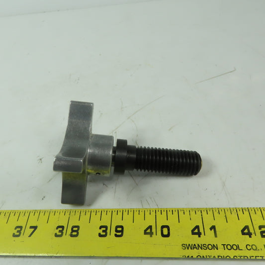 5/8-11 x 1-7/8" Screw Clamp Knob Brass Tip