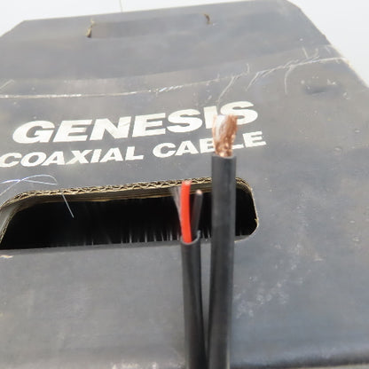 Honeywell 65' Genesis Coaxial Cable 20/1 RG59 18/2 Zip Coax 5C Black