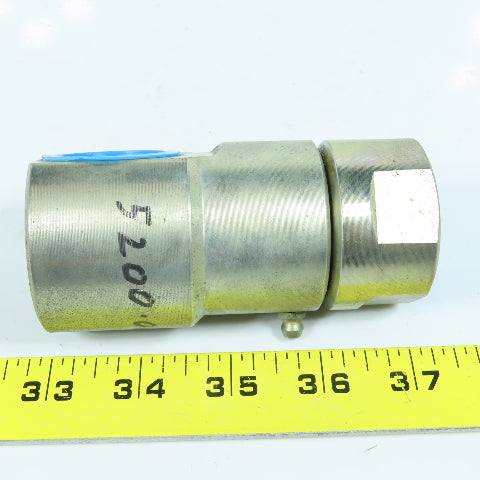 Super Swivels 1" NPSM Female x FNPT  Heavy Duty Hose Reel Swivel W/ Grease Zerk