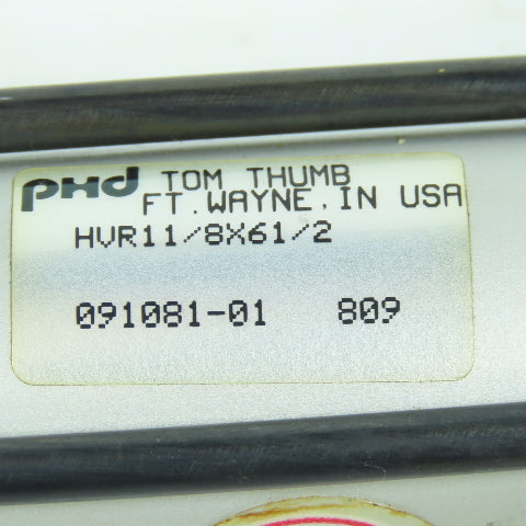 PHD Double Acting Pneumatic Cylinder 1-1/8" Bore 6-1/2" Stroke 3/8" Rod