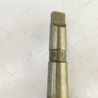 1.450" Spiral (8) Flute Carbide Tipped Chucking Reamer MT3 Shank 10-5/8" OAL