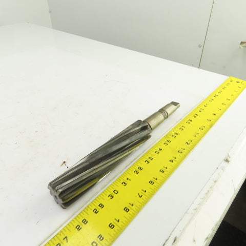 1.450" Spiral (8) Flute Carbide Tipped Chucking Reamer MT3 Shank 10-5/8" OAL