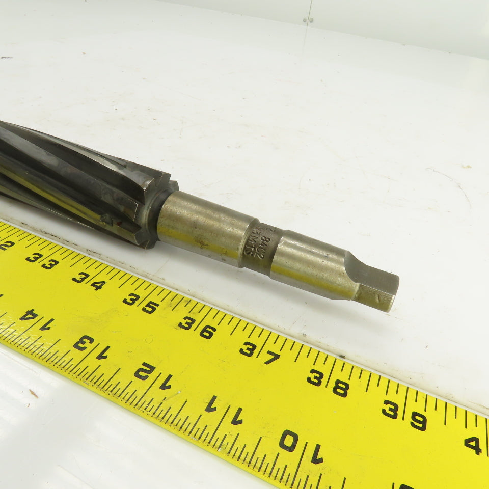 1.450" Spiral (8) Flute Carbide Tipped Chucking Reamer MT3 Shank 10-5/8" OAL