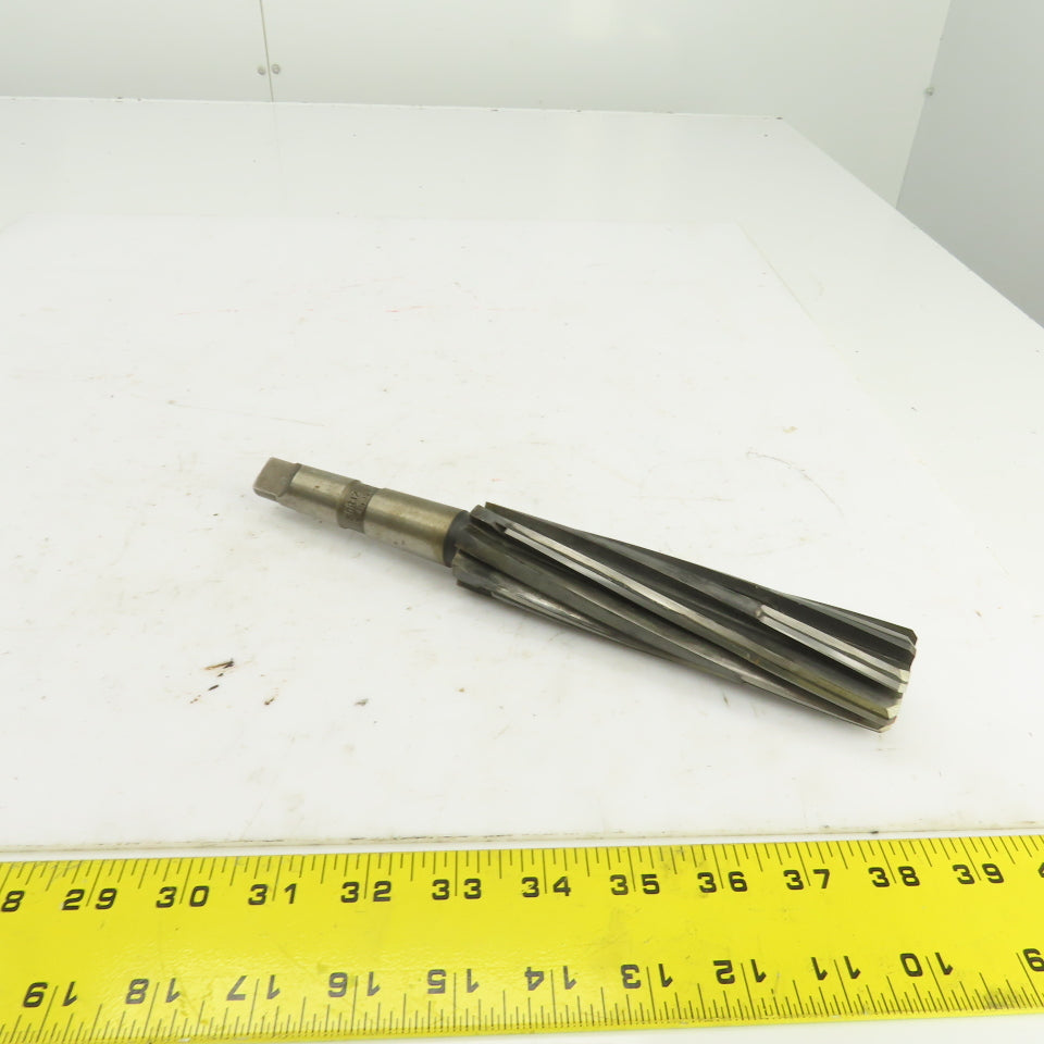 1.450" Spiral (8) Flute Carbide Tipped Chucking Reamer MT3 Shank 10-5/8" OAL