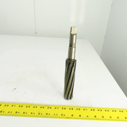 1.450" Spiral (8) Flute Carbide Tipped Chucking Reamer MT3 Shank 10-5/8" OAL