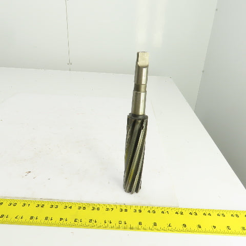 1.450" Spiral (8) Flute Carbide Tipped Chucking Reamer MT3 Shank 10-5/8" OAL