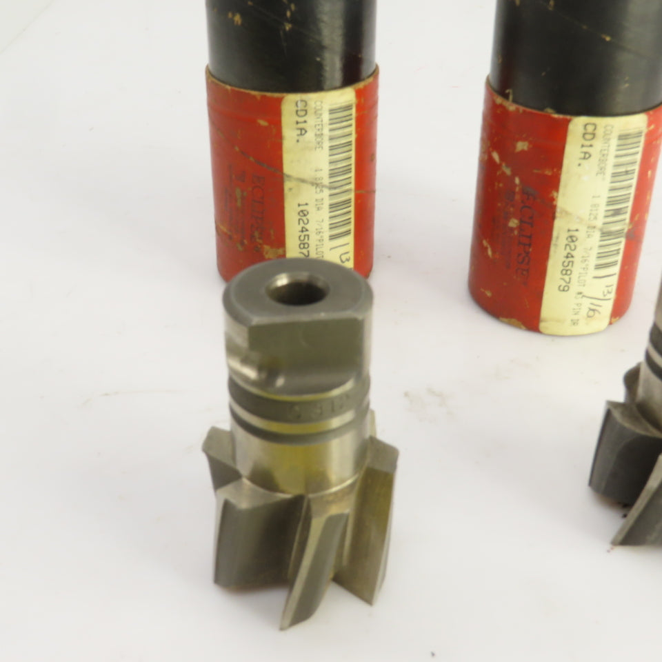 Eclipse EC-312 1-13/16"#3Radial Pin Drive Counterbore 6 Flute Coolant Thru Lot/2